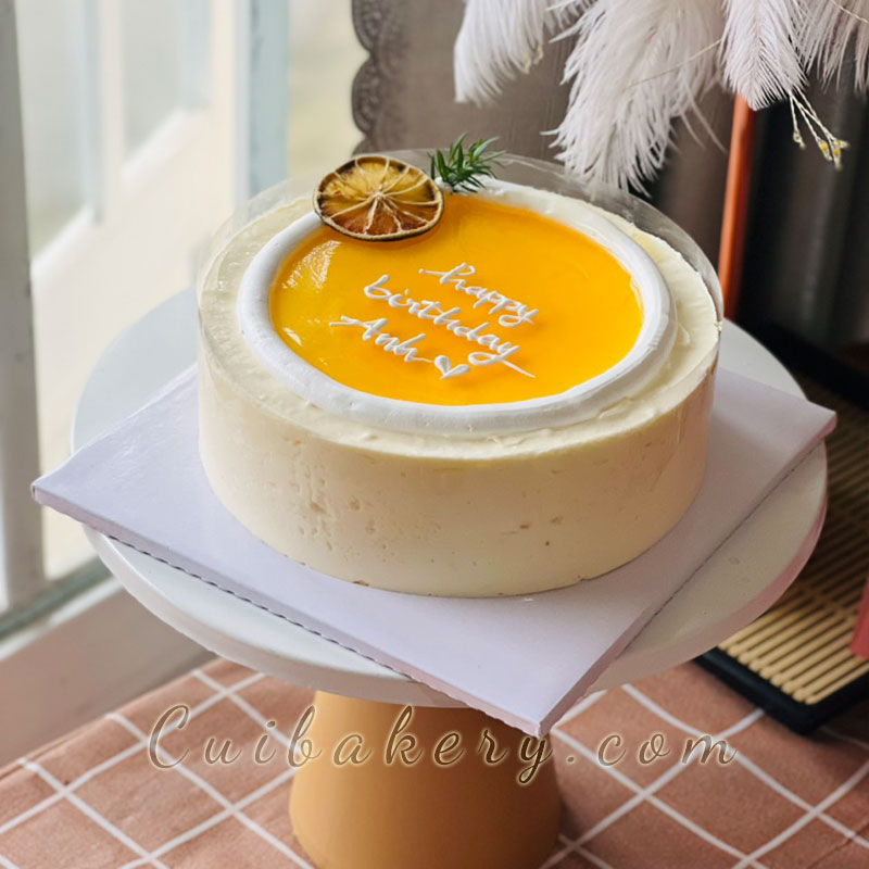Mẫu Bánh Mousse Chanh Dây - MCD028